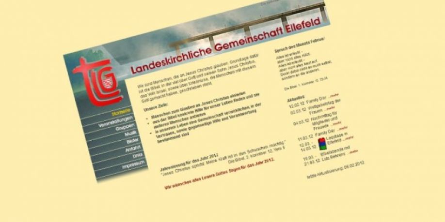 Überarbeitung Website LKG Ellefeld