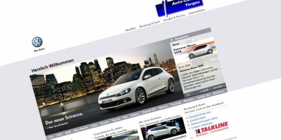 Website VW Vertragswerkstatt Auto-Center-Torgau