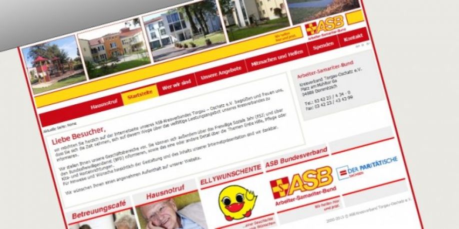 Überarbeitung Website ASB TO e.V.