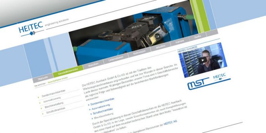 Website HEITEC Auerbach Gmbh &amp; Co. KG